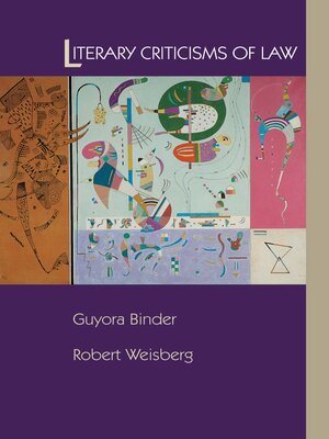 cover image of Literary Criticisms of Law